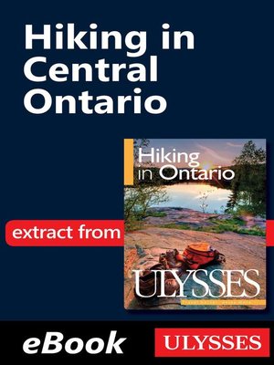 cover image of Hiking in Central Ontario